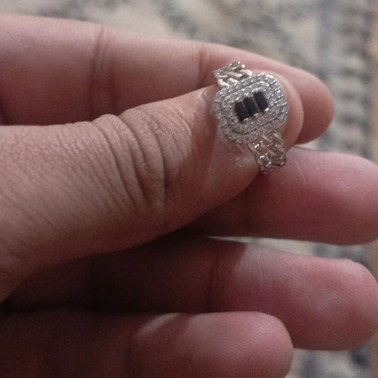 Sparkling Zircon Rings For Women | Stylish Crystal Design Fashion Jewelry For Daily And Party Wear