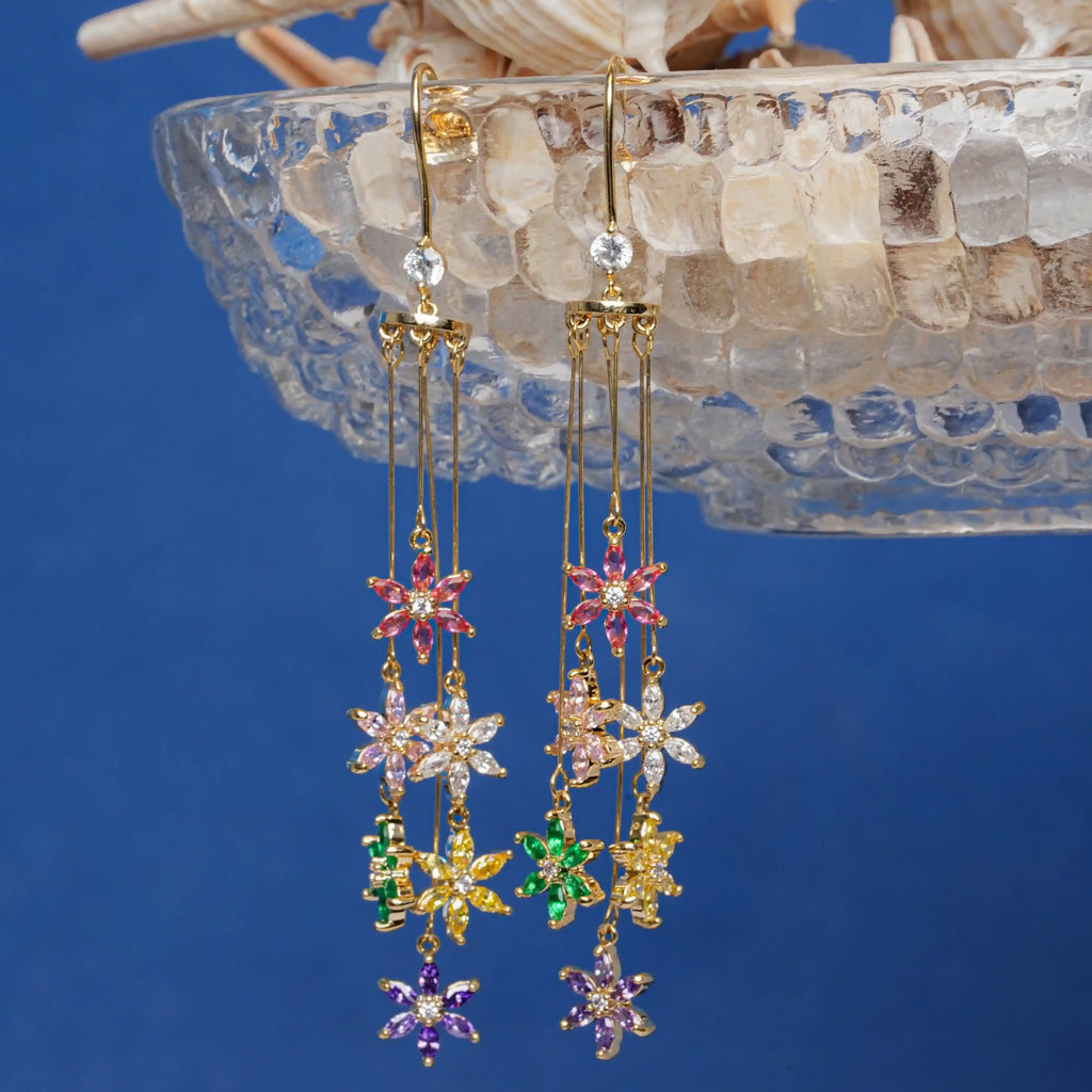 Flora Rain Earring Elegant Floral Inspired Jewelry