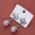 Blush Pearl Blossom Earrings