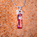 Red Ruby Flame Pendant