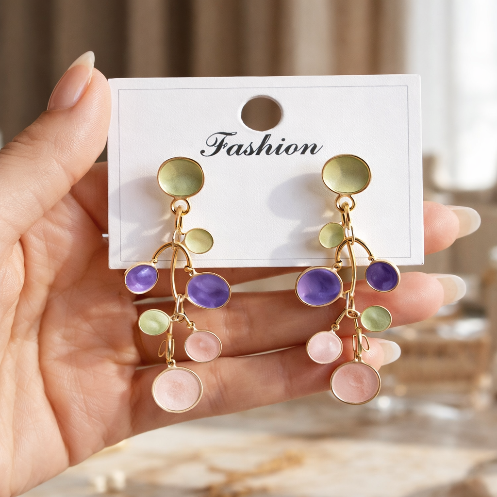 Elegant Fancy Earring Pair – Lightweight Fashion Earrings